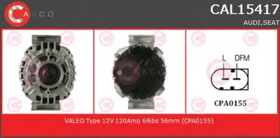 Генератор GENUINE SERIES CASCO купить