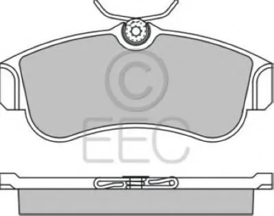 Комплект тормозных колодок, дисковый тормоз EEC купить