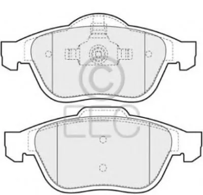 Комплект тормозных колодок, дисковый тормоз EEC купить