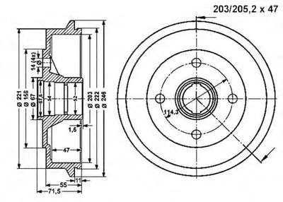 Тормозной барабан VEMA купить