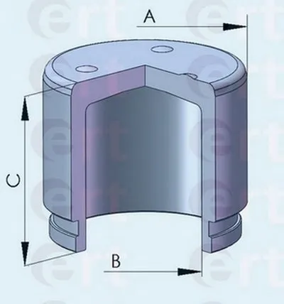 Поршень, корпус скобы тормоза ERT купить