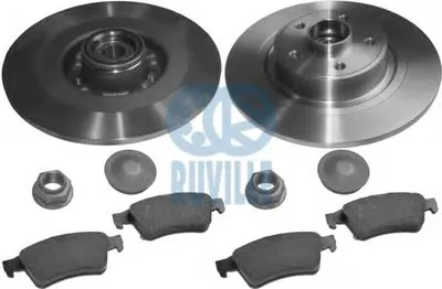 Комплект тормозов, дисковый тормозной механизм RUVILLE купить