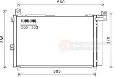 Конденсатор, кондиционер VAN WEZEL купить