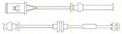 Сигнализатор, износ тормозных колодок TRISCAN купить