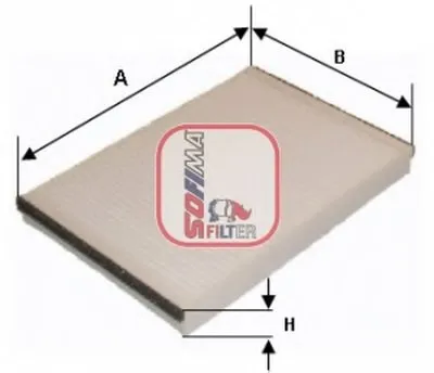 Фильтр, воздух во внутренном пространстве SOFIMA купить