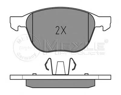 Комплект тормозных колодок, дисковый тормоз PLATINUM PAD MEYLE купить