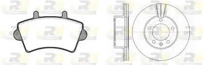 Комплект тормозов, дисковый тормозной механизм Dual Kit ROADHOUSE купить