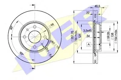 Тормозной диск ICER купить