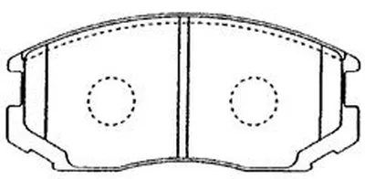 Комплект тормозных колодок, дисковый тормоз AISIN купить