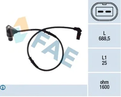 Датчик, частота вращения колеса FAE купить