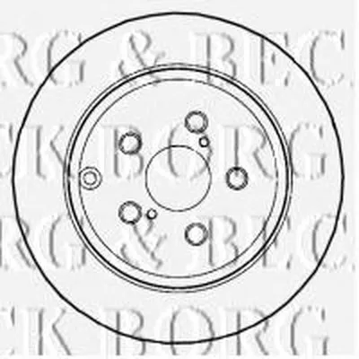 Тормозной диск BORG & BECK купить