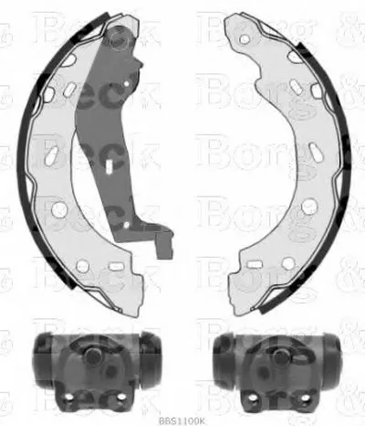 Комплект тормозных колодок BORG & BECK купить
