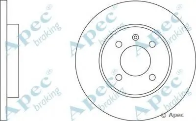 Тормозной диск APEC braking купить