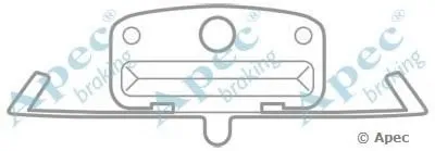 Комплектующие, тормозные колодки APEC braking купить