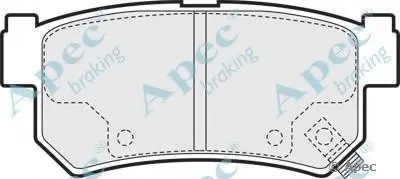 Комплект тормозных колодок, дисковый тормоз APEC braking купить