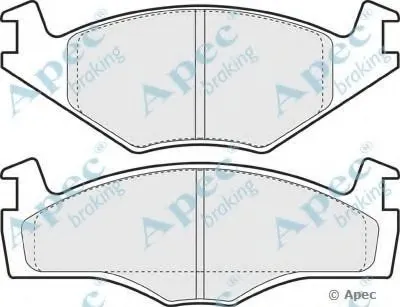 Комплект тормозных колодок, дисковый тормоз APEC braking купить