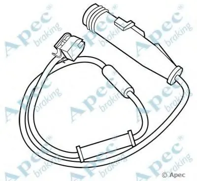 Указатель износа, накладка тормозной колодки APEC braking купить