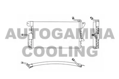 Конденсатор, кондиционер AUTOGAMMA купить