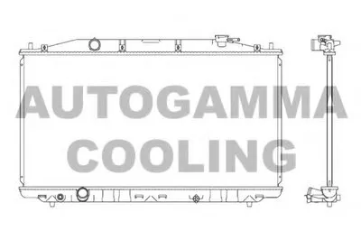 Радиатор, охлаждение двигателя AUTOGAMMA купить