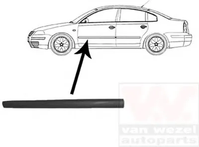 Облицовка / защитная накладка, дверь VAN WEZEL купить