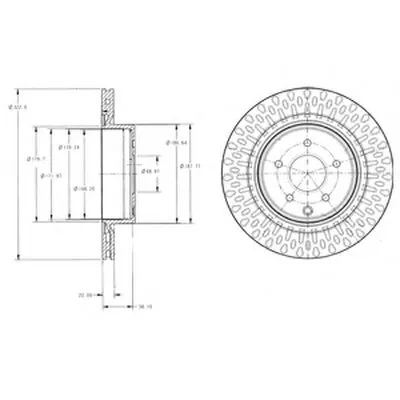 Тормозной диск DELPHI купить