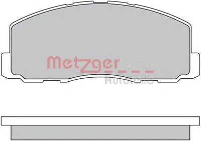Комплект тормозных колодок, дисковый тормоз METZGER купить