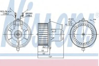 Вентиляция салона NISSENS купить