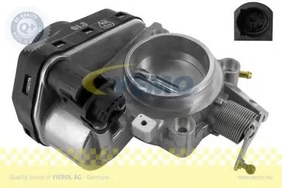 Патрубок дроссельной заслонки Q+, original equipment manufacturer quality MADE IN GERMANY VEMO купить
