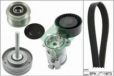 Поликлиновой ременный комплект INA купить