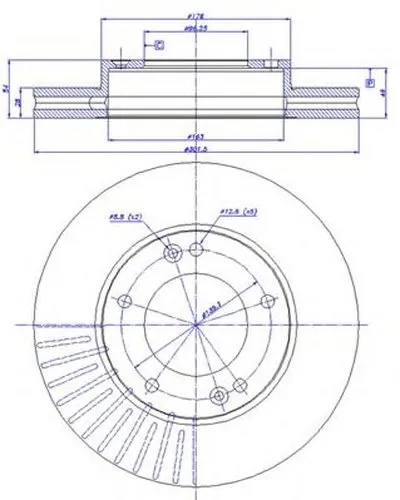 Тормозной диск CAR купить