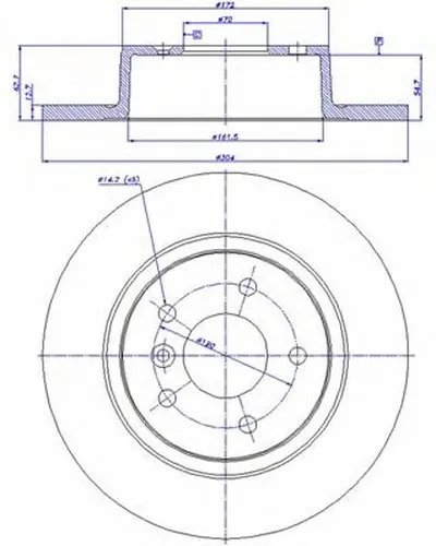 Тормозной диск CAR купить