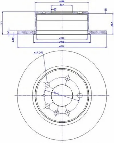 Тормозной диск CAR купить