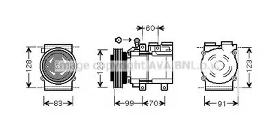Компрессор, кондиционер AVA QUALITY COOLING купить