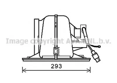 Электродвигатель, вентиляция салона AVA QUALITY COOLING купить