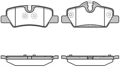 Комплект тормозных колодок, дисковый тормоз KAWE купить