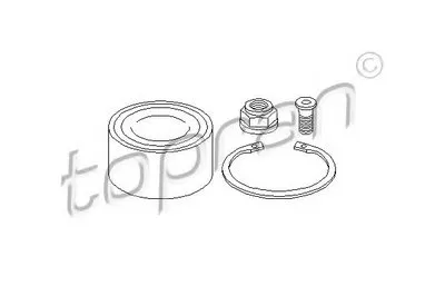 Комплект подшипника ступицы колеса TOPRAN купить