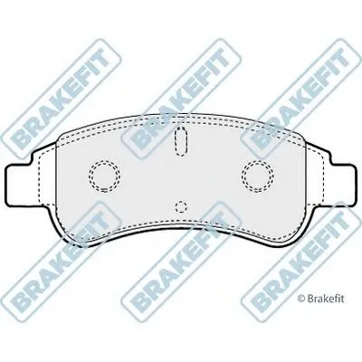 Комплект тормозных колодок, дисковый тормоз Brake Fit APEC braking купить