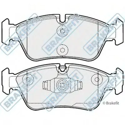 Комплект тормозных колодок, дисковый тормоз Brake Fit APEC braking купить