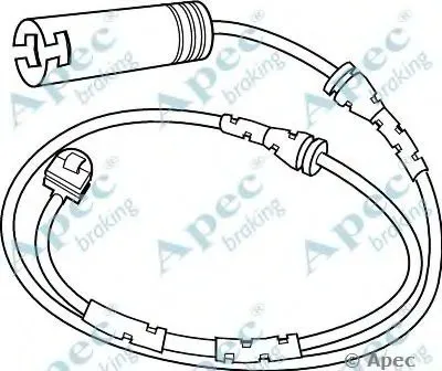 Указатель износа, накладка тормозной колодки APEC braking купить