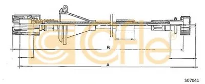 Тросик спидометра COFLE купить