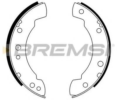 Комплект тормозных колодок BREMSI купить