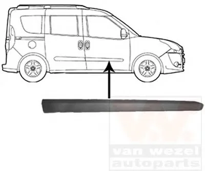 Облицовка / защитная накладка, дверь VAN WEZEL купить