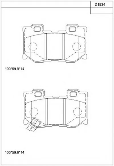 Комплект тормозных колодок, дисковый тормоз ASIMCO купить