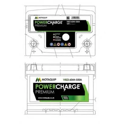 Стартерная аккумуляторная батарея Powercharge Premium MOTAQUIP купить