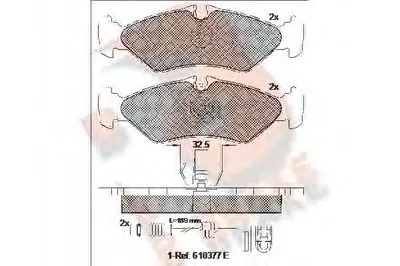 Комплект тормозных колодок, дисковый тормоз R BRAKE купить