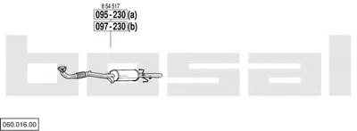 Система выпуска ОГ BOSAL купить