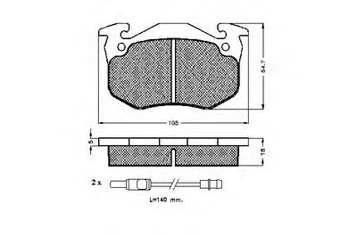 Комплект тормозных колодок, дисковый тормоз SPIDAN купить