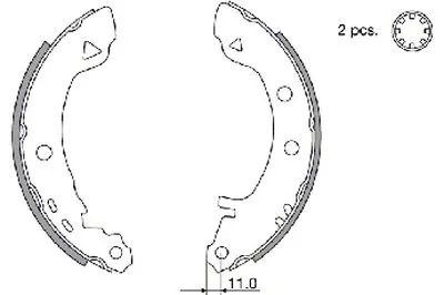 Комплект тормозных колодок SPIDAN купить