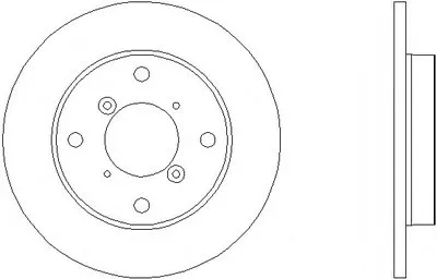 Тормозной диск HELLA купить