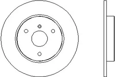 Тормозной диск PRO HELLA купить